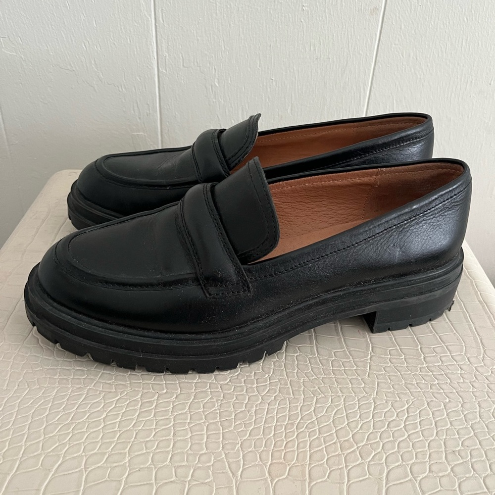 Madewell lug sole loafers